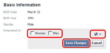 Facebook Interested in setup