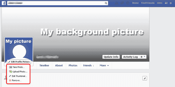 Facebook edit profile picture 2